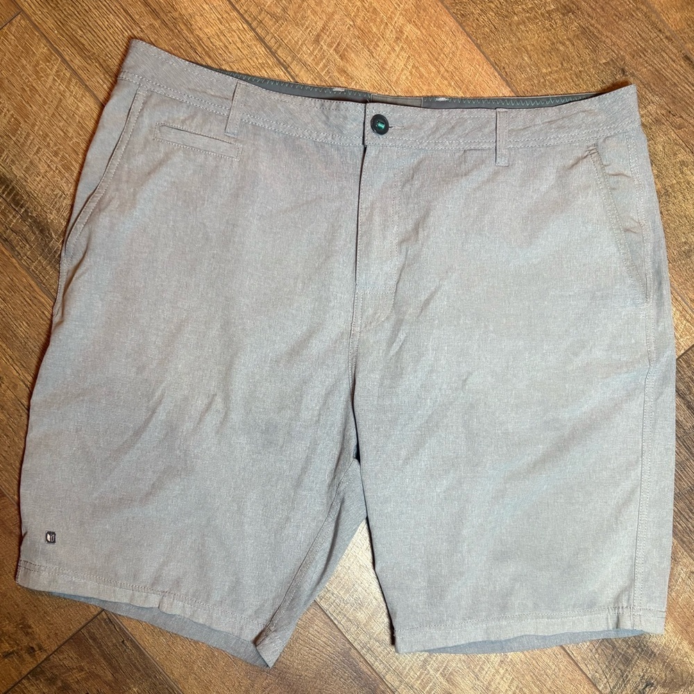 LinkSoul Men’s Size 38 Golf Shorts Performance Stretch 9.5” Inseam Gray